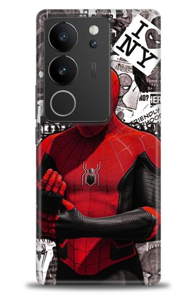 Rulet Aksesuar حافظة سيليكون متوافقة مع هاتف Vivo V29 5G HD مطبوع + واقي شاشة...