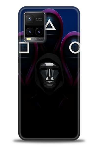 Rulet Aksesuar Vivo Y21S Compatible Hd Printed Silicone Case + Ceramic Screen...