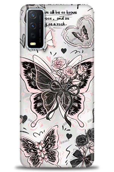 Rulet Aksesuar Vivo Y11S Compatible Hd Printed Silicone Case + Ceramic Screen...