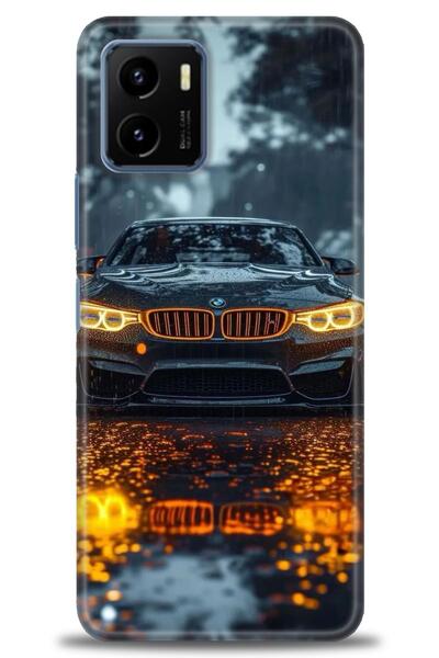 Rulet Aksesuar جراب سيليكون متوافق مع هاتف Vivo Y15S HD مطبوع + واقي شاشة سير...