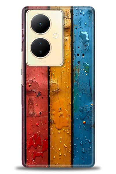 Rulet Aksesuar Vivo V29 Lite 5g Compatible Hd Printed Silicone Case + Ceramic...