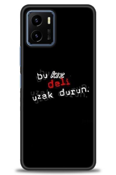 Rulet Aksesuar جراب سيليكون متوافق مع هاتف Vivo Y15S HD مطبوع + واقي شاشة سير...