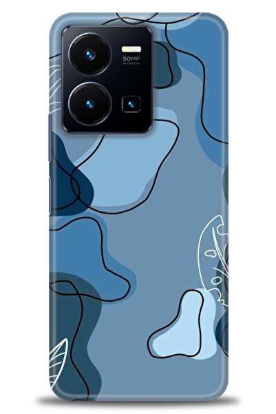 Rulet Aksesuar Vivo Y22S Compatible Hd Printed Silicone Case + Ceramic Screen...