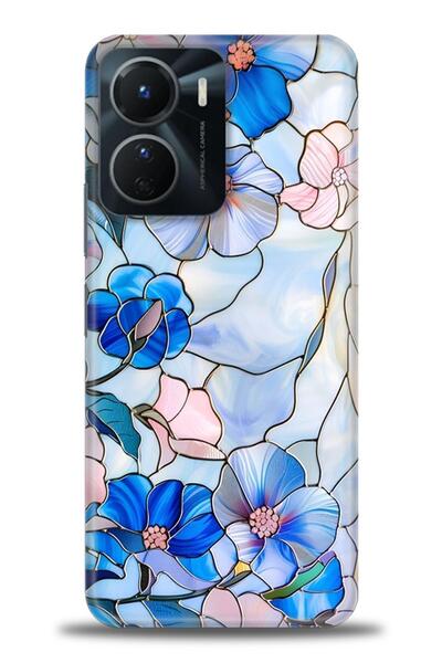 Rulet Aksesuar جراب سيليكون متوافق مع هاتف Vivo Y16 HD مطبوع + واقي شاشة سيرا...