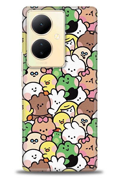 kılıfevreni حافظة A+ Plus متوافقة مع هاتف Vivo V29 Lite 5G + واقي شاشة سيرامي...