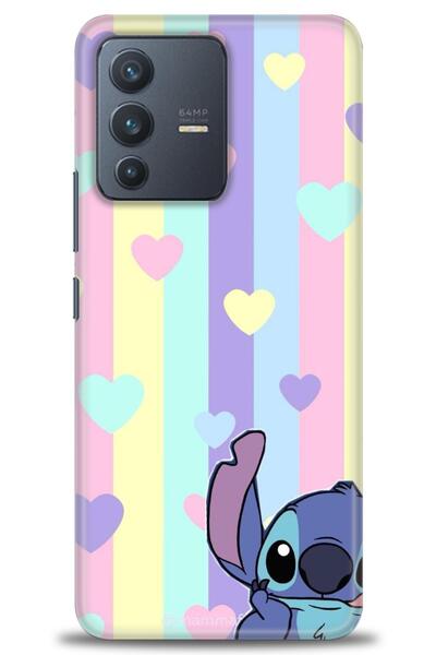 Rulet Aksesuar Vivo V23 5g Compatible Hd Printed Silicone Case + Ceramic Scre...