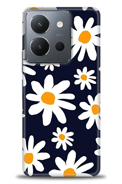 Rulet Aksesuar Vivo Y36 Compatible Hd Printed Silicone Case + Ceramic Screen ...