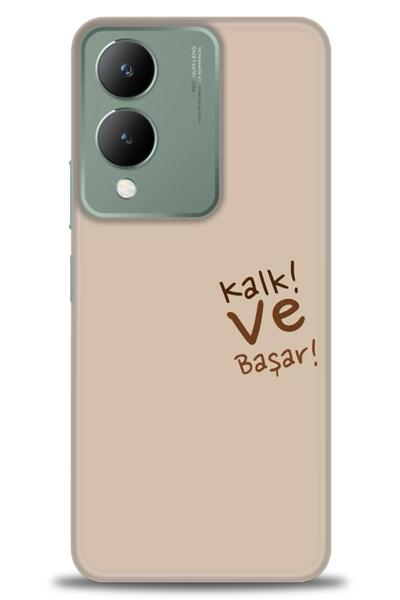 Rulet Aksesuar Vivo Y17S Compatible Hd Printed Silicone Case + Ceramic Screen...