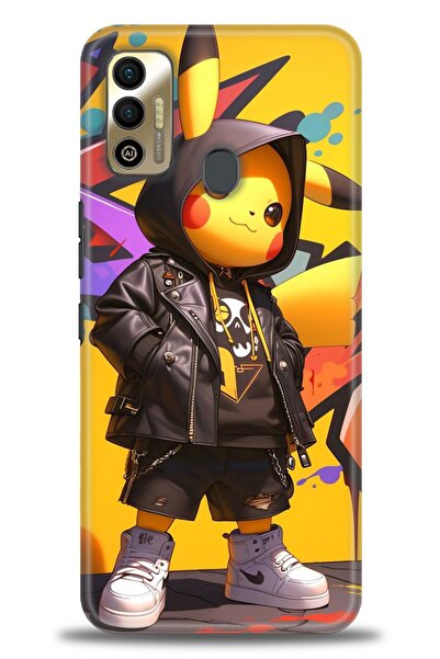 kılıfevreni غطاء متوافق مع هاتف Tecno Spark 7T A+ Plus HD مطبوع - غطاء من الس...