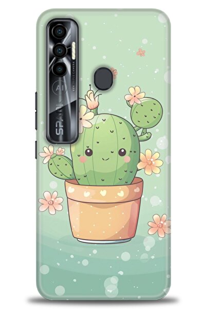 kılıfevreni غطاء متوافق مع هاتف Tecno Spark 7 Pro A+ Plus غطاء HD مطبوع - غطا...