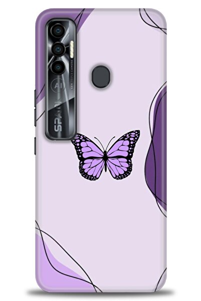 kılıfevreni غطاء متوافق مع هاتف Tecno Spark 7 Pro A+ Plus غطاء HD مطبوع - غطا...