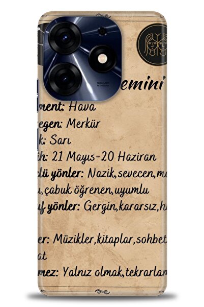 kılıfevreni غطاء متوافق مع هاتف Tecno Spark 10 Pro A+ Plus غطاء HD مطبوع - غط...