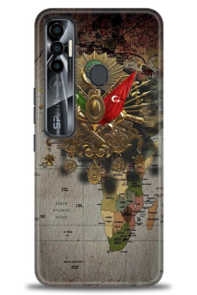 kılıfevreni غطاء متوافق مع هاتف Tecno Spark 7 Pro A+ Plus غطاء HD مطبوع - غطا...