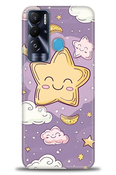 kılıfevreni غطاء تكنو بوفا نيو المتوافق مع A+ Plus غطاء HD مطبوع - غطاء سيليك...