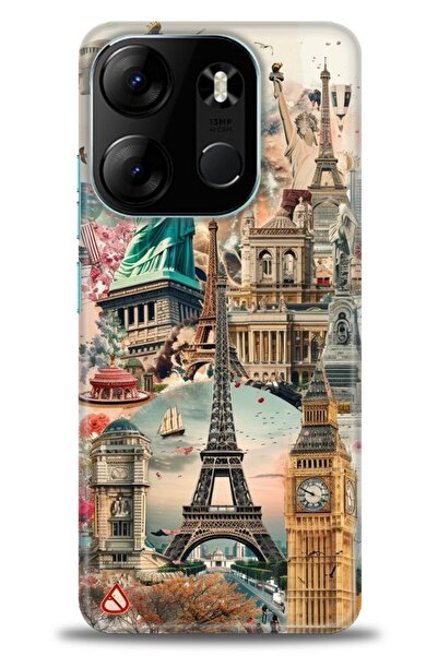 kılıfevreni غطاء متوافق مع هاتف Tecno Spark Go 2023 A+ Plus HD مطبوع - غطاء م...