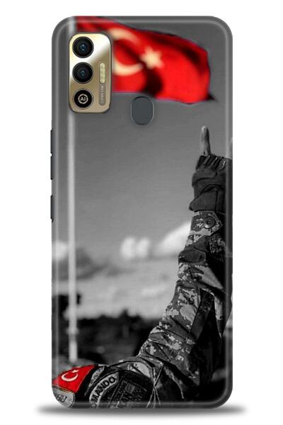 kılıfevreni غطاء متوافق مع هاتف Tecno Spark 7T A+ Plus HD مطبوع - غطاء من الس...