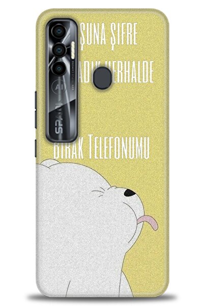 kılıfevreni غطاء متوافق مع هاتف Tecno Spark 7 Pro A+ Plus غطاء HD مطبوع - غطا...