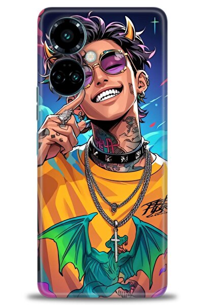 kılıfevreni حافظة متوافقة مع هاتف Tecno Camon 19 Pro + واقي شاشة سيراميك غير ...