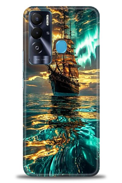 kılıfevreni غطاء تكنو بوفا نيو المتوافق مع A+ Plus غطاء HD مطبوع - غطاء سيليك...