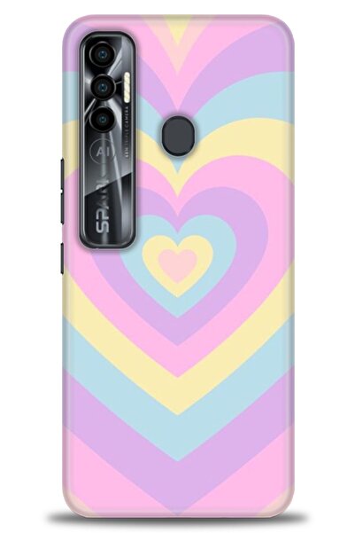 kılıfevreni غطاء متوافق مع هاتف Tecno Spark 7 Pro A+ Plus غطاء HD مطبوع - غطا...