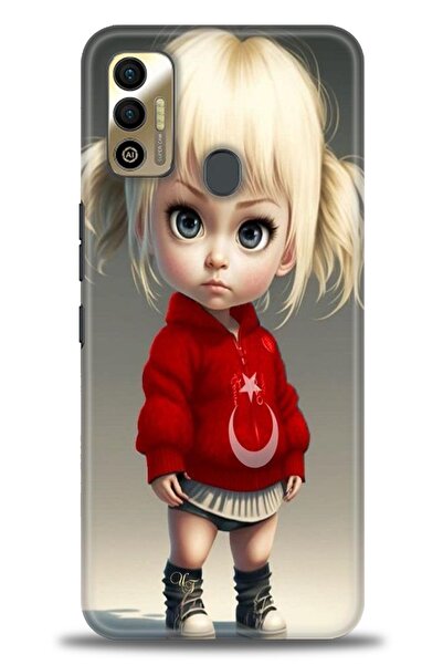 kılıfevreni غطاء متوافق مع هاتف Tecno Spark 7T A+ Plus غطاء HD مطبوع - غطاء م...