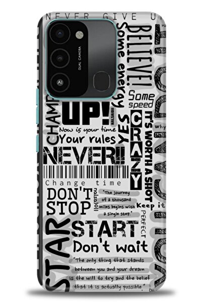 kılıfevreni غطاء متوافق مع هاتف Tecno Spark 8C A+ Plus HD مطبوع - غطاء من الس...