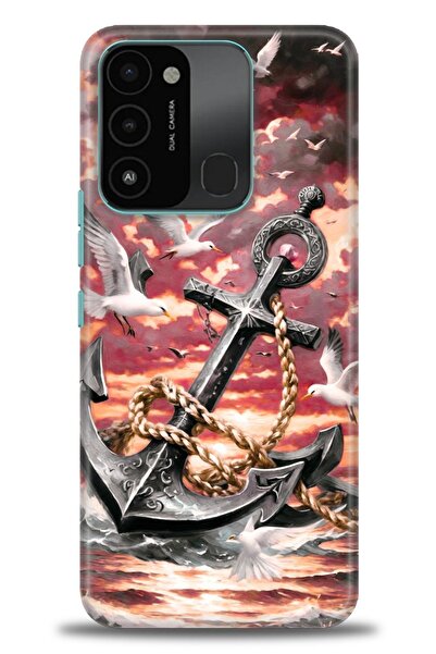 kılıfevreni غطاء متوافق مع هاتف Tecno Spark 8C A+ Plus HD مطبوع - غطاء من الس...