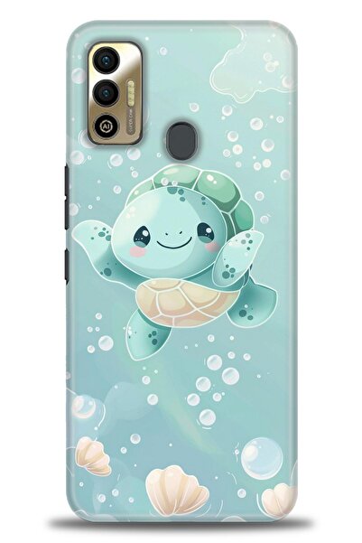 kılıfevreni غطاء متوافق مع هاتف Tecno Spark 7T A+ Plus HD مطبوع - غطاء من الس...