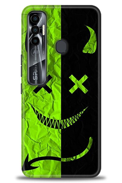 kılıfevreni غطاء متوافق مع هاتف Tecno Spark 7 Pro A+ Plus غطاء HD مطبوع - غطا...