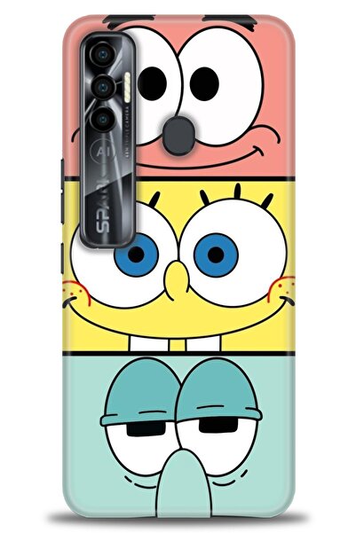 kılıfevreni غطاء متوافق مع هاتف Tecno Spark 7 Pro A+ Plus غطاء HD مطبوع - غطا...