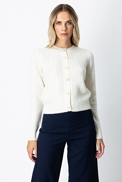 ON Buttoned Crew Neck Cardigan