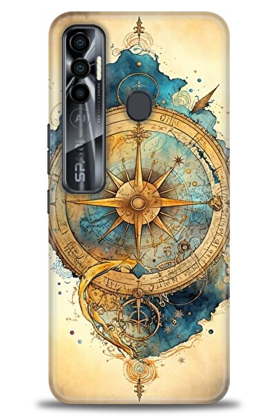 kılıfevreni غطاء متوافق مع هاتف Tecno Spark 7 Pro A+ Plus غطاء HD مطبوع - غطا...