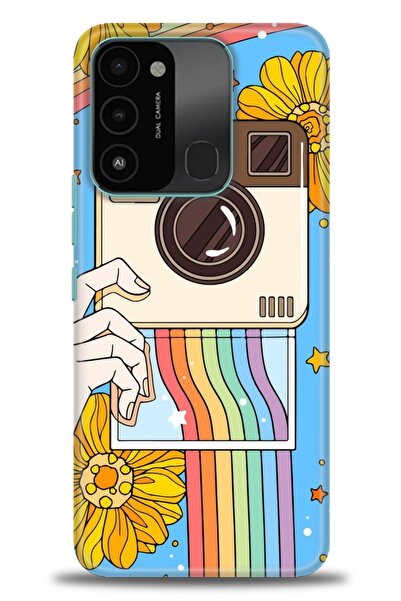 kılıfevreni غطاء متوافق مع هاتف Tecno Spark 8C A+ Plus HD مطبوع - غطاء من الس...