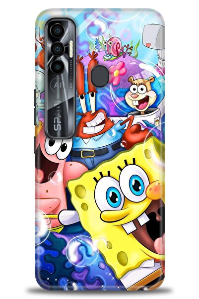 kılıfevreni غطاء متوافق مع هاتف Tecno Spark 7 Pro A+ Plus HD مطبوع - غطاء من ...