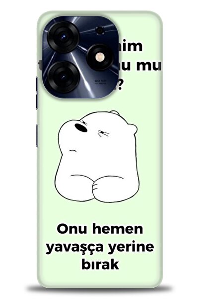 kılıfevreni غطاء متوافق مع هاتف Tecno Spark 10 Pro A+ Plus غطاء HD مطبوع - غط...