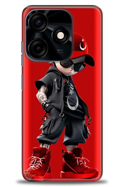 kılıfevreni غطاء متوافق مع هاتف Tecno Spark 10C A+ Plus غطاء HD مطبوع - غطاء ...