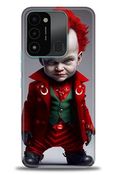 kılıfevreni غطاء متوافق مع هاتف Tecno Spark 8C A+ Plus HD مطبوع - غطاء من الس...