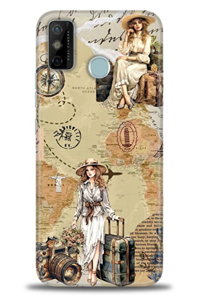 kılıfevreni غطاء متوافق مع هاتف Tecno Spark 6 Go A+ Plus غطاء HD مطبوع - غطاء...