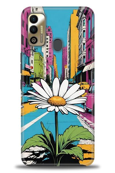 kılıfevreni غطاء متوافق مع هاتف Tecno Spark 7T A+ Plus غطاء HD مطبوع - غطاء م...