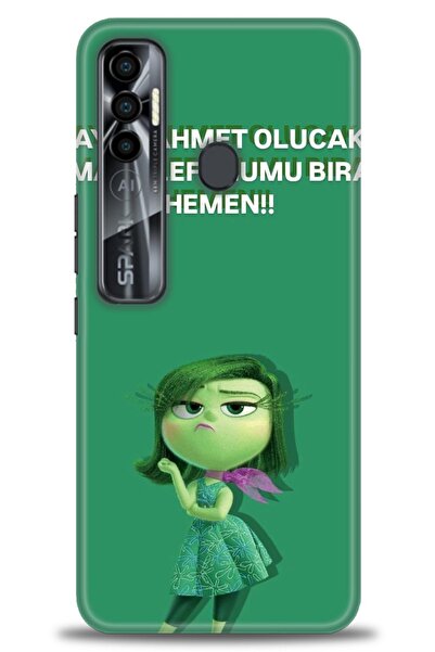 kılıfevreni غطاء متوافق مع هاتف Tecno Spark 7 Pro A+ Plus غطاء HD مطبوع - غطا...