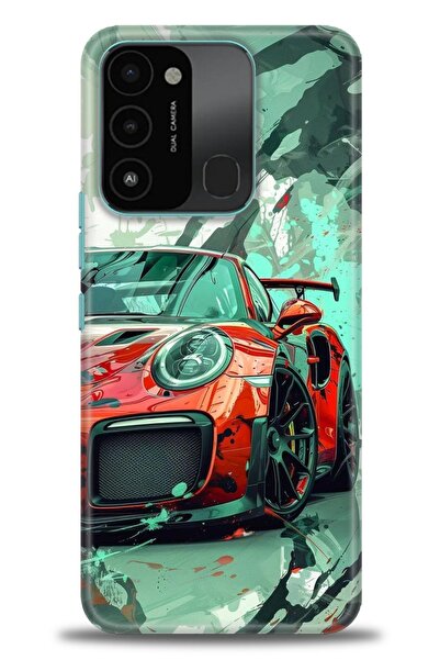 kılıfevreni غطاء متوافق مع هاتف Tecno Spark 8C A+ Plus غطاء HD مطبوع - غطاء م...