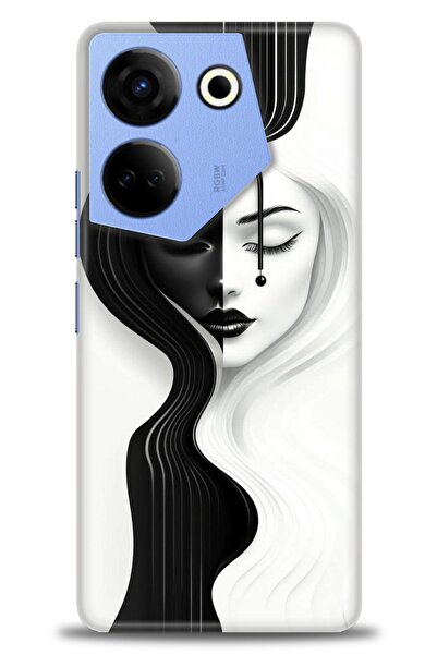 kılıfevreni حافظة تكنو كامون 20 برو 5G متوافقة مع A+ بلس + واقي شاشة سيراميك ...