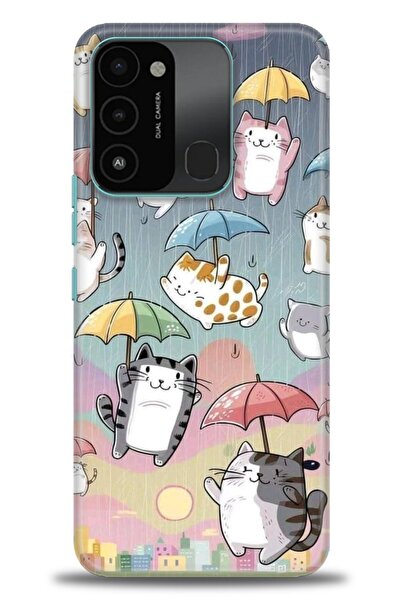 kılıfevreni غطاء متوافق مع هاتف Tecno Spark 8C A+ Plus HD مطبوع - غطاء من الس...