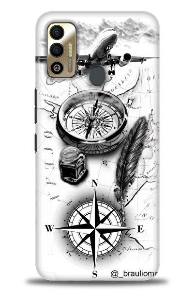 kılıfevreni غطاء متوافق مع هاتف Tecno Spark 7T A+ Plus HD مطبوع - غطاء من الس...