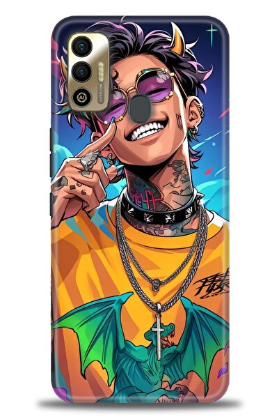 kılıfevreni غطاء متوافق مع هاتف Tecno Spark 7T A+ Plus غطاء HD مطبوع - غطاء م...