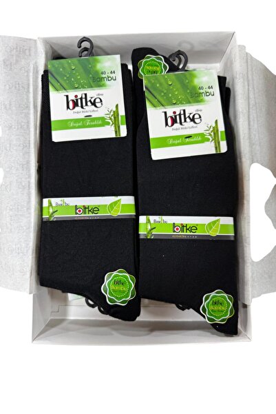 Bitkee Bitke Erkek Bambu Çorap Dikişsiz 6'lı Paket
