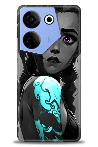 kılıfevreni حافظة تكنو كامون 20 برو 4G متوافقة مع A+ بلس + واقي شاشة سيراميك ...