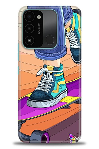 kılıfevreni غطاء متوافق مع هاتف Tecno Spark 8C A+ Plus HD مطبوع - غطاء من الس...