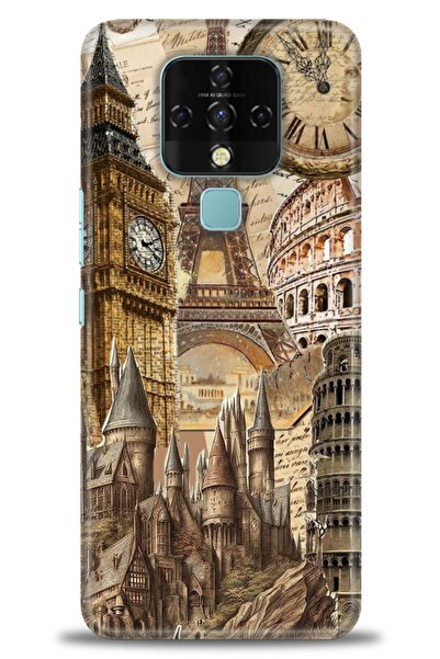 kılıfevreni حافظة متوافقة مع هاتف Tecno Camon 16 A+ Plus + واقي شاشة سيراميك ...