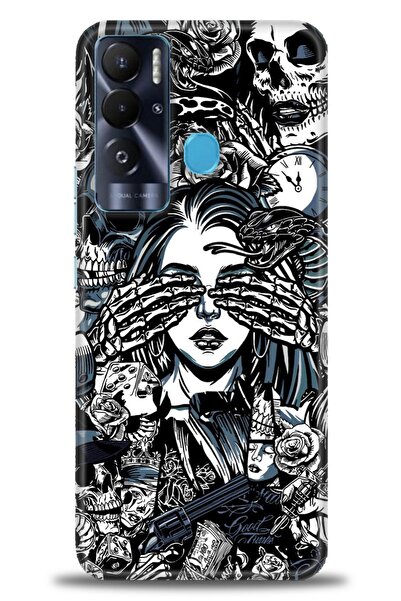 kılıfevreni غطاء متوافق مع هاتف Tecno Pova Neo A+ Plus HD مطبوع - غطاء سيليكو...